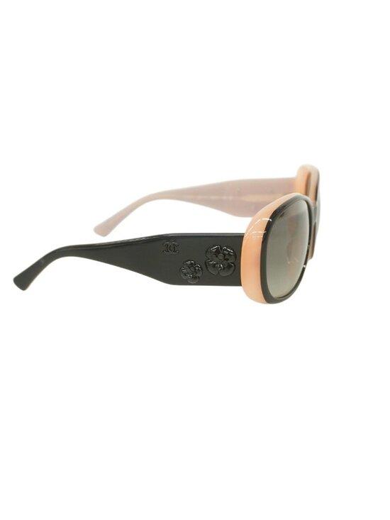 Chanel Sunglasses Camellia Acetate Black Pink Silver Eyewear main image 5
